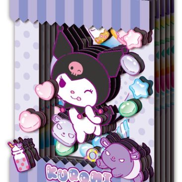 Sanrio Characters - Paper Shadow Art Mini Kuromi