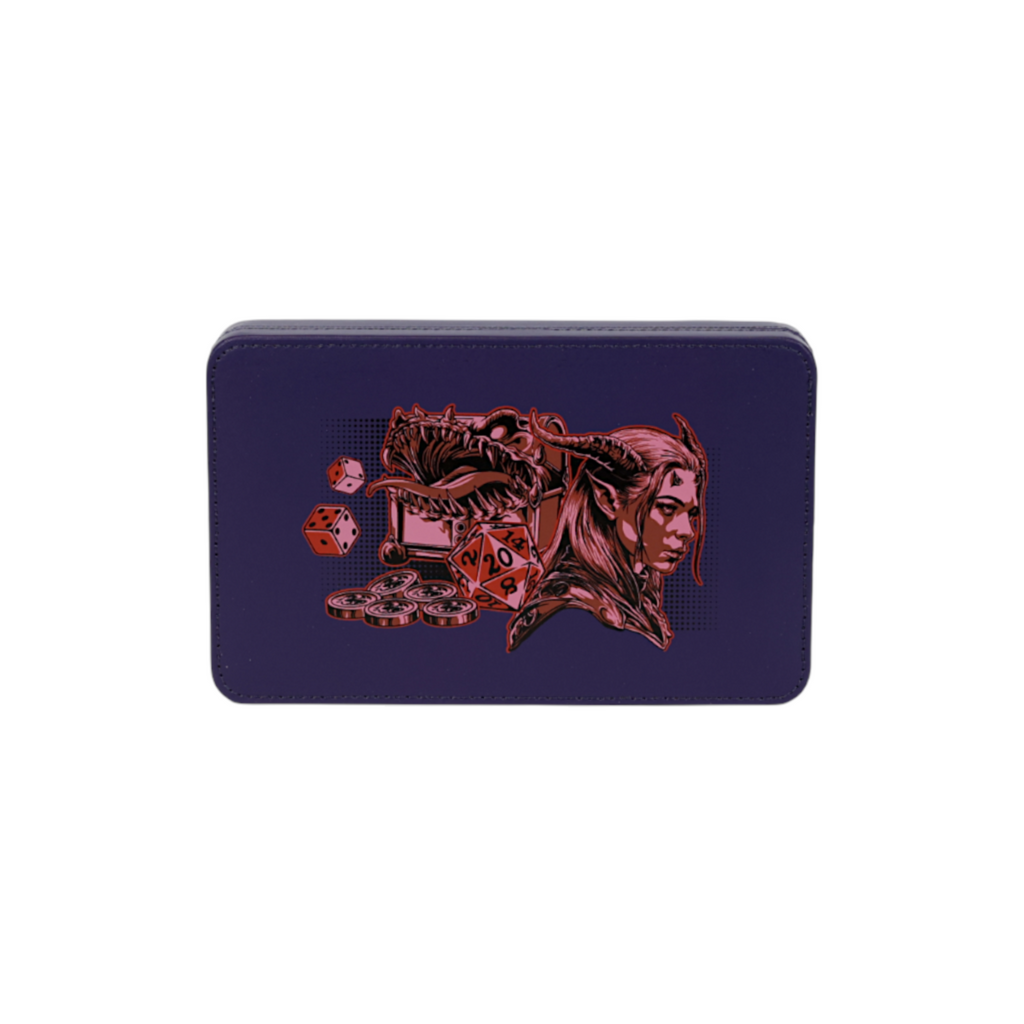 LPG Essentials Dice Case Deep Blue / Burnt Burgundy