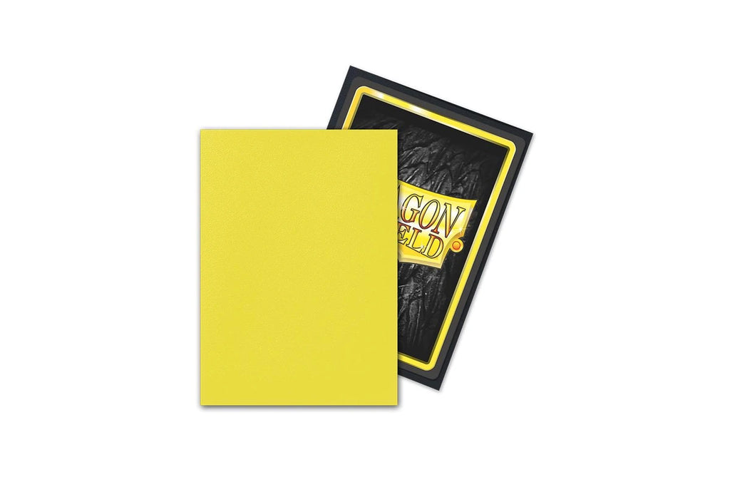 Dragon Shield DUAL MATTE (100Pk) Lightning Yellow Ailia