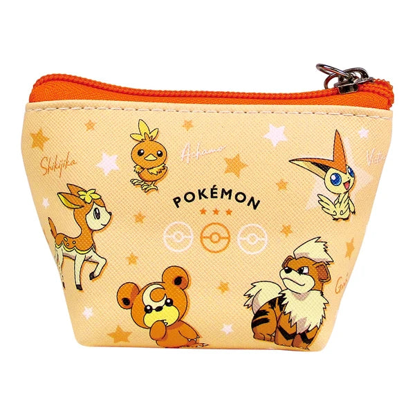 Pokemon Triangle Mini Pouch Colors Orange
