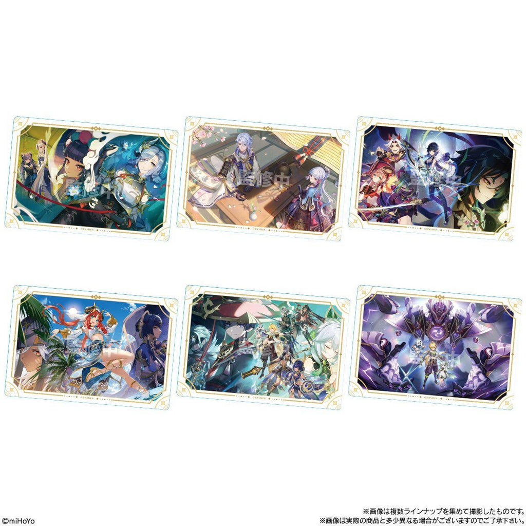 Genshin - Metallic Sticker Collection Wafer [BLIND] image 3