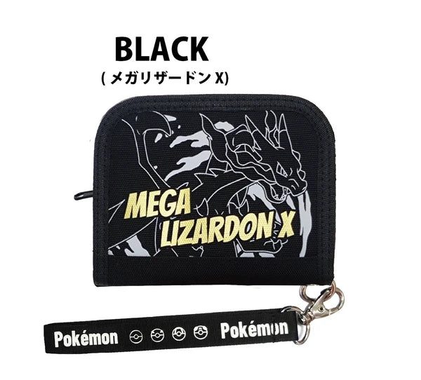 Pokemon Round Wallet Mega Lizardon Black