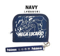 Pokemon Round Wallet Megarcario Navy