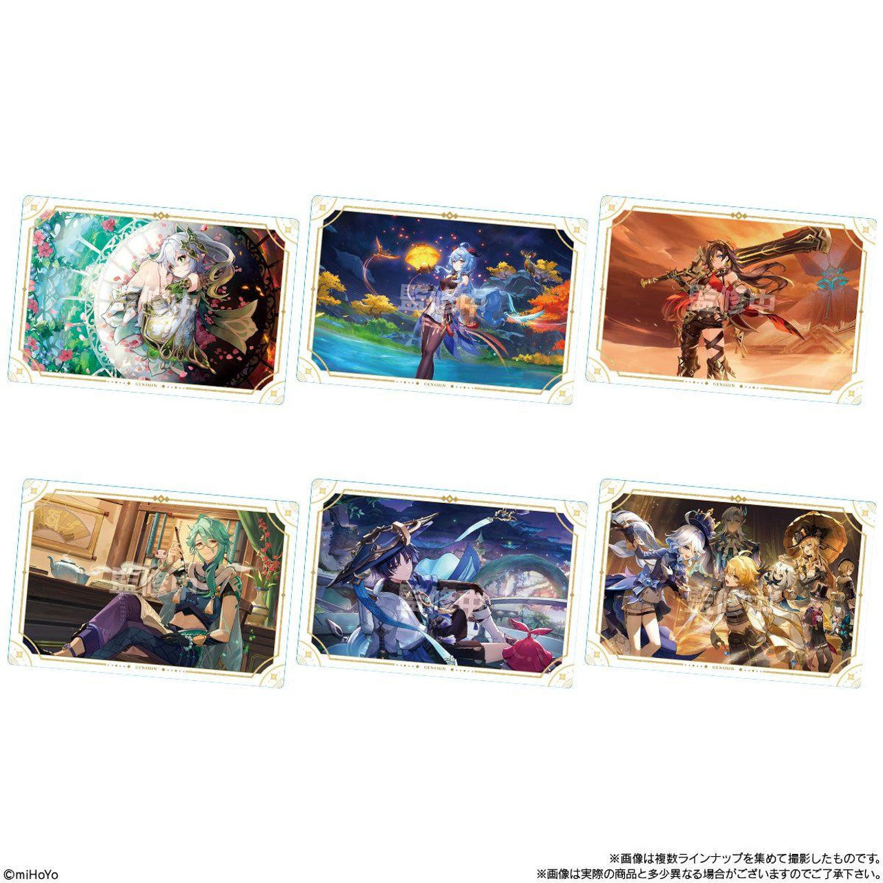Genshin - Metallic Sticker Collection Wafer [BLIND] image 2