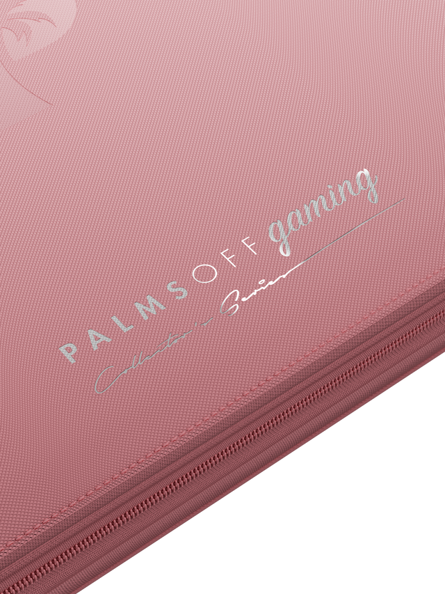 PALMS OFF GAMING - Collector's Series 12 Pocket Zip Binder - Pink
