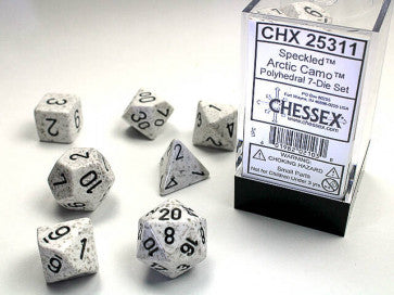 Chessex Polyhedral 7-Die Set Arctic Camo