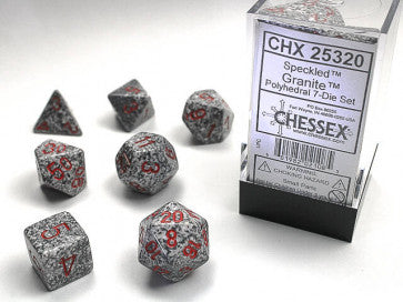 Chessex Polyhedral 7-Die Set Granite