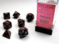 Chessex Polyhedral 7-Die Set Silver Volcano