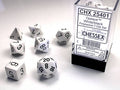 Chessex Polyhedral 7-Die Set White/Black