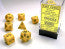 Chessex Polyhedral 7-Die Set Yellow/Black