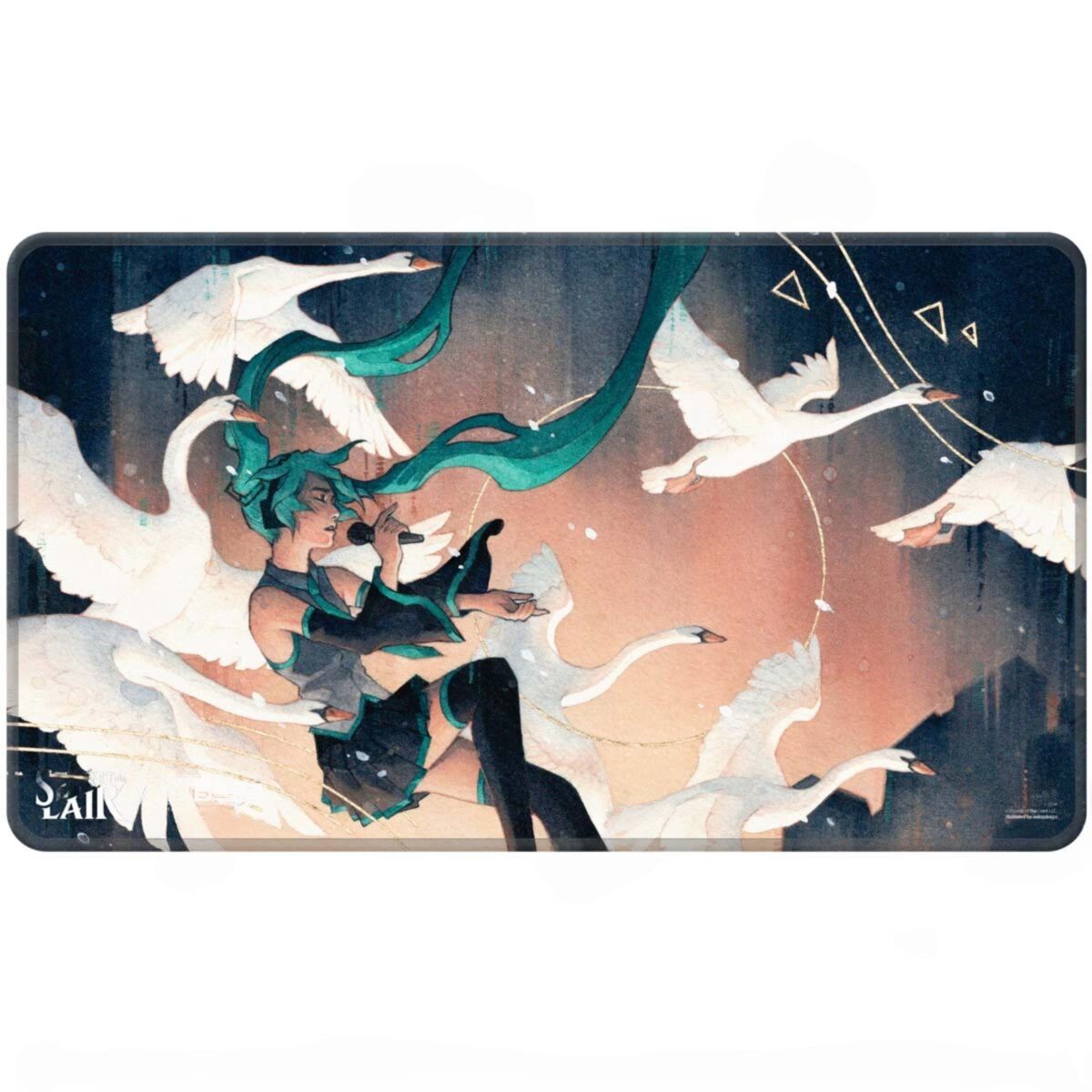 ULTRA PRO Hatsune Miku Winter (Swan Song) Stitched Edge Playmat
