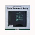 LPG Essentials Dice Tower and Mat Cobalt / Pale Cyan