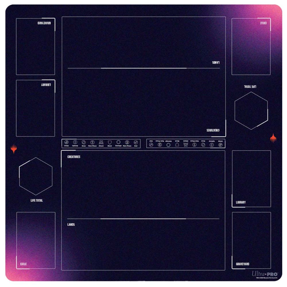 Ultra Pro: UP38644 Foundations Learn to Play 2 Player Battlemat for Magic: The Gathering