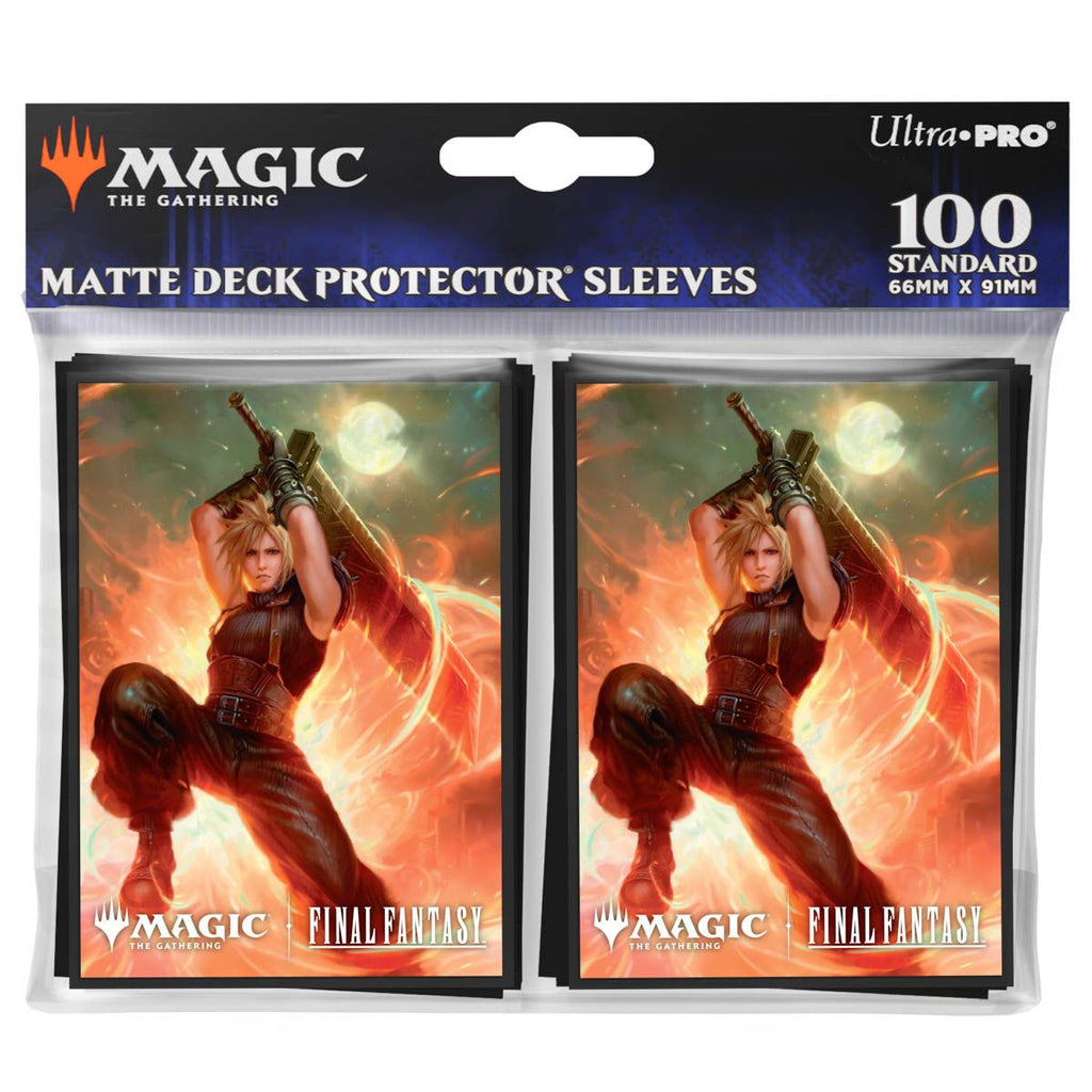 Magic the Gathering - FINAL FANTASY 100ct Deck Protector Sleeves - Cloud