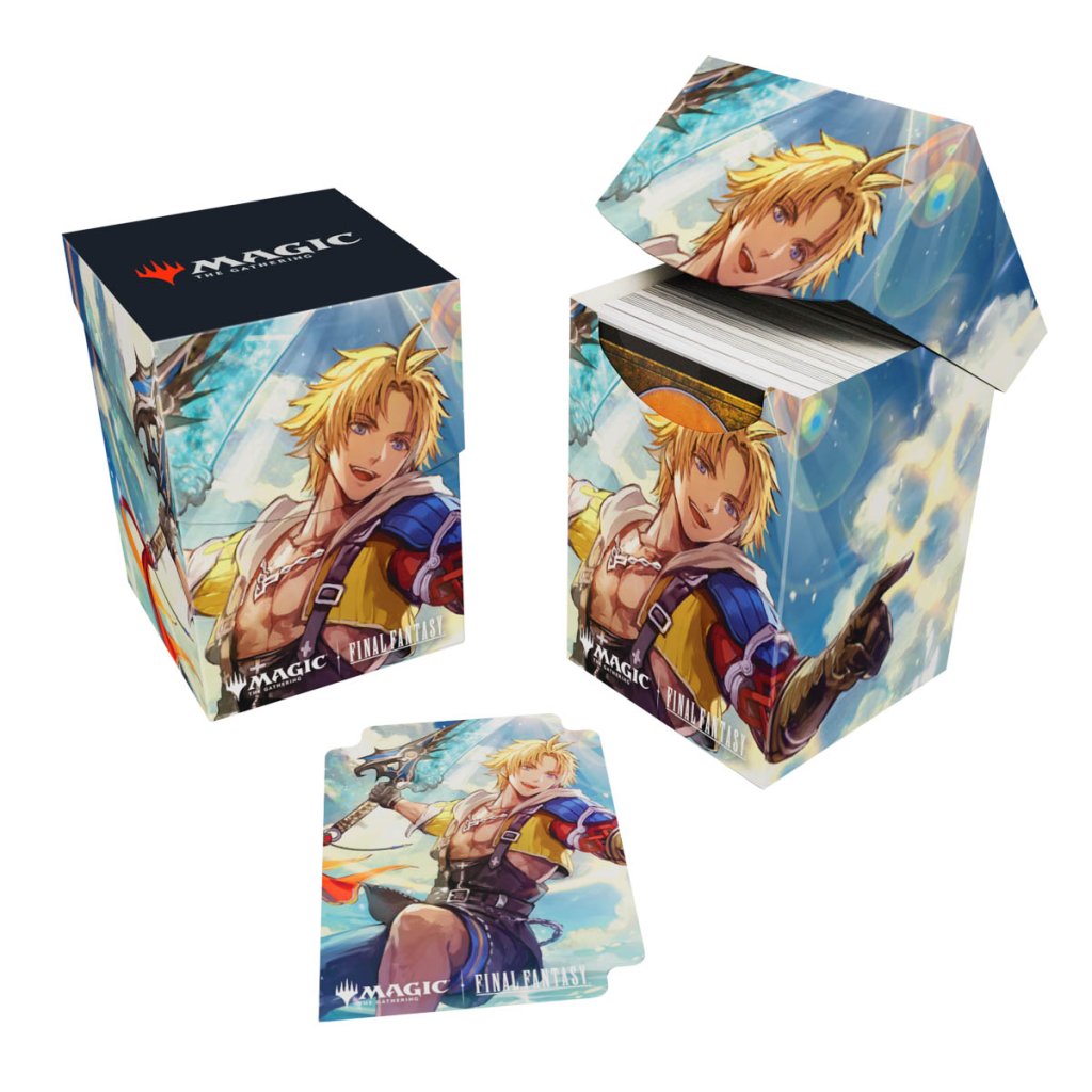 ULTRA PRO Magic: The Gathering - Final Fantasy Tidus 100+ Deck Box Commander D