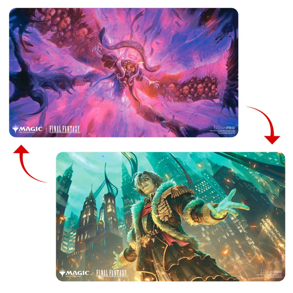 ULTRA PRO Magic: The Gathering - Final Fantasy Black Stitched Playmat Premium T