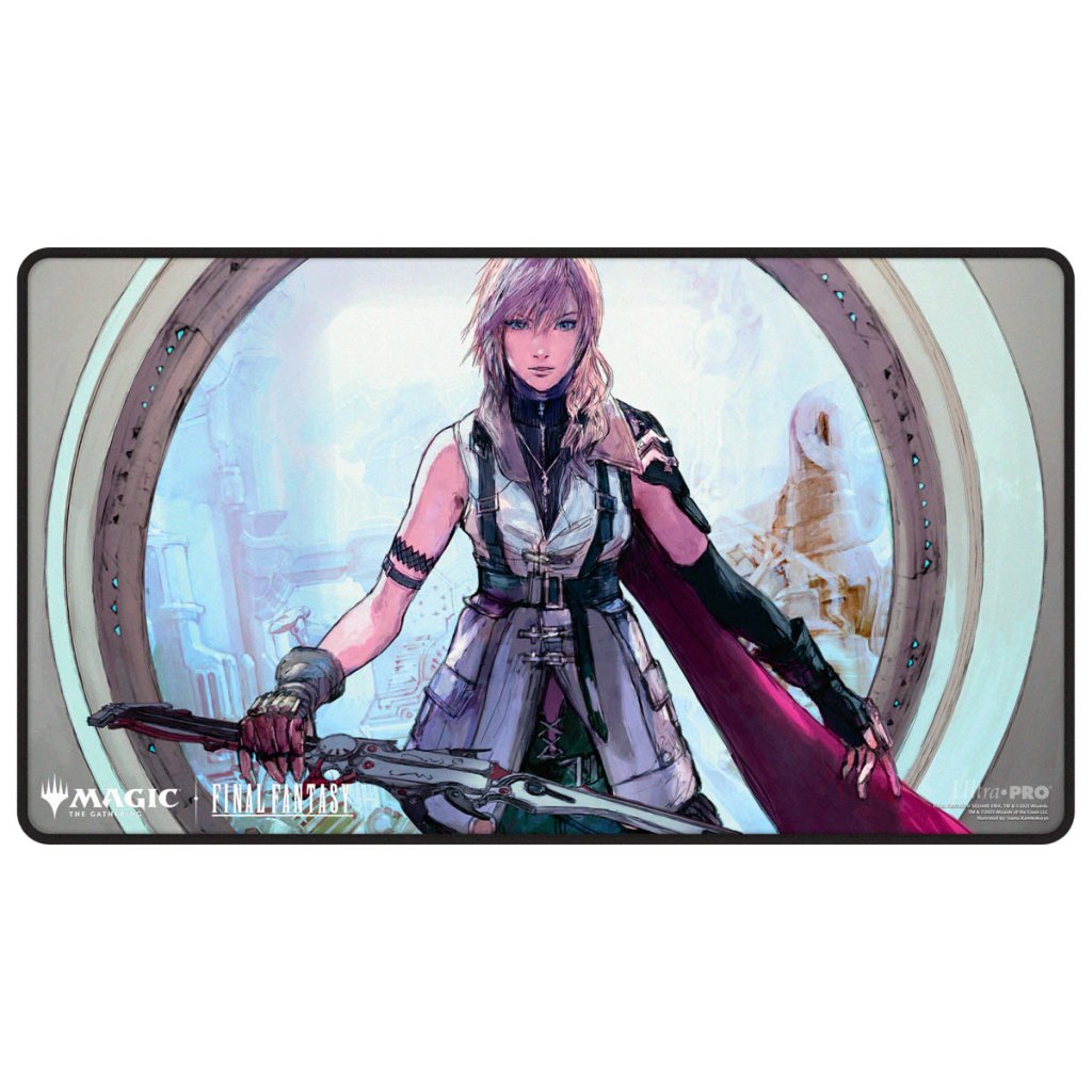 ULTRA PRO Magic: The Gathering - Final Fantasy Black Stitched Playmat Premium W