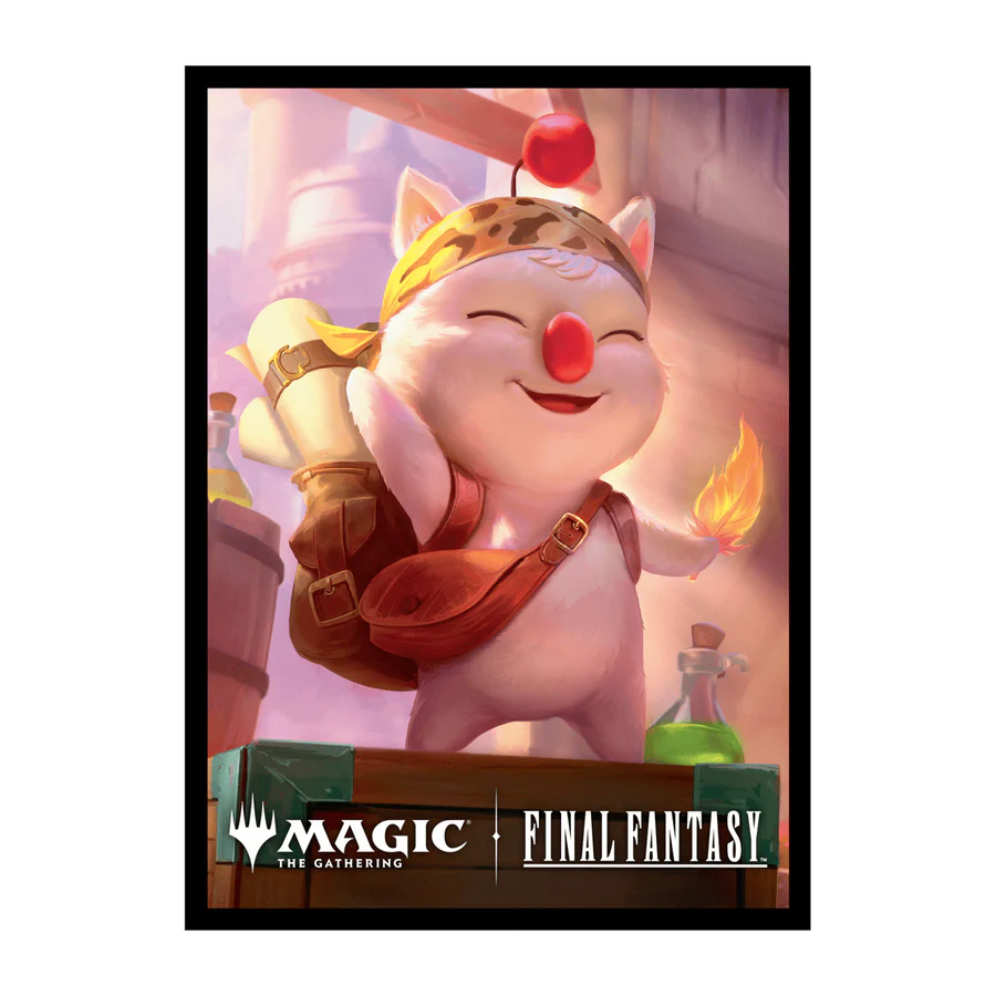 Magic the Gathering - FINAL FANTASY 100ct Deck Protector Sleeves v8 for MtG (Moogle Merchant) image 1