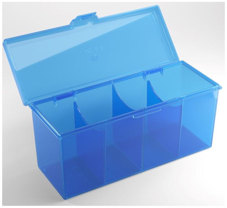 Gamegenic Fourtress Holds 320 Sleeves Deck Box Blue