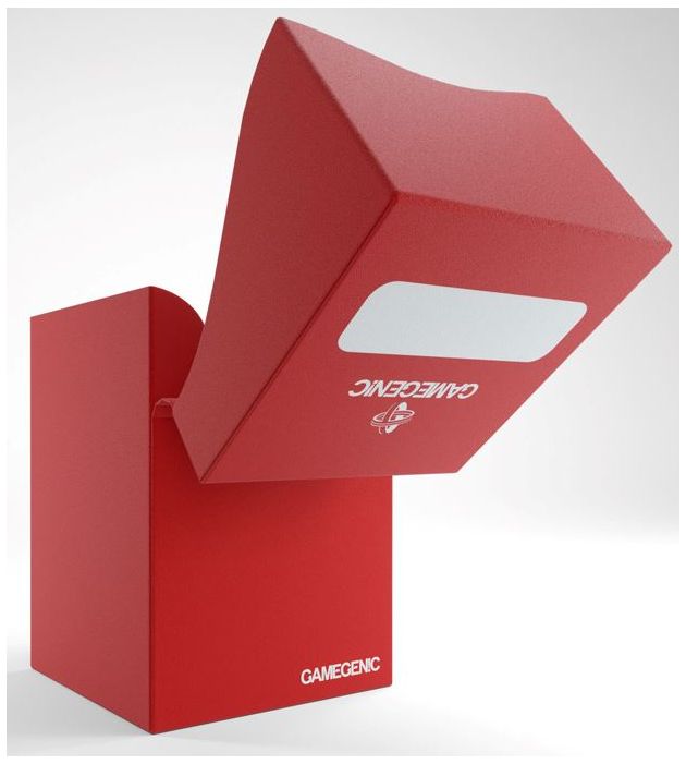 Gamegenic Deck Holder Holds 100 Sleeves Deck Box Red