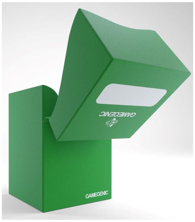 Gamegenic Deck Holder Holds 100 Sleeves Deck Box Green