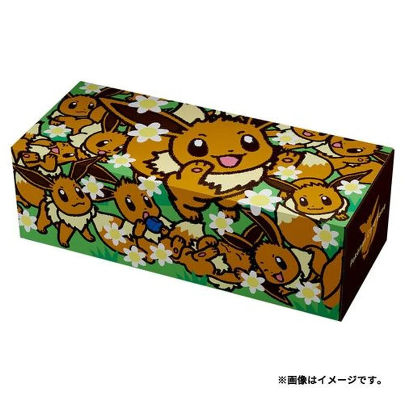 Pokemon Card Game TCG long card box Eevee large gathering