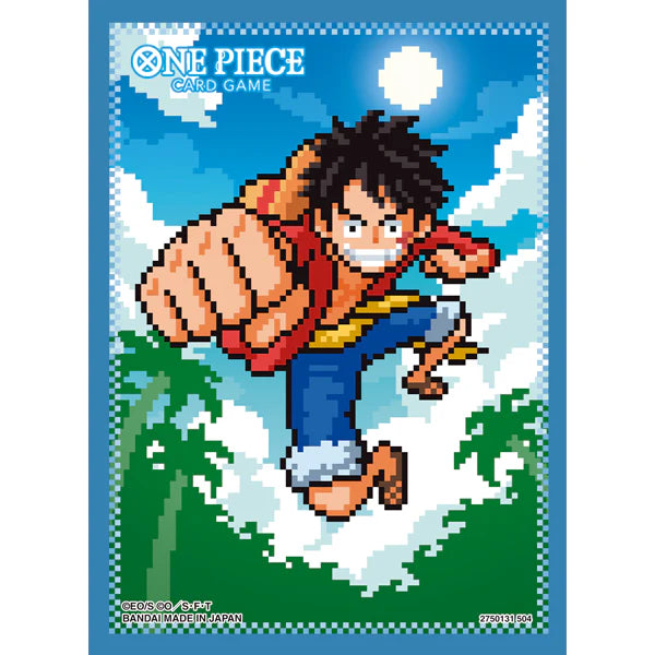 One Piece – Card Game Official Card Sleeve 8 - Luffy Pixelart