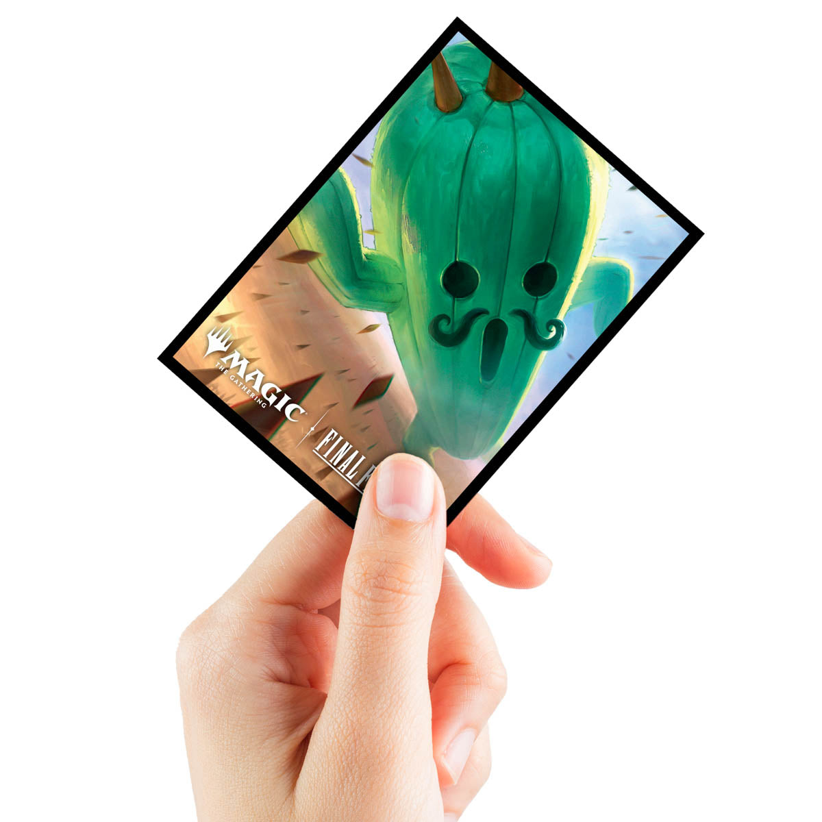 Magic the Gathering - FINAL FANTASY 100ct Deck Protector Sleeves v8 for MtG (Jumbo Cactuar) image 1