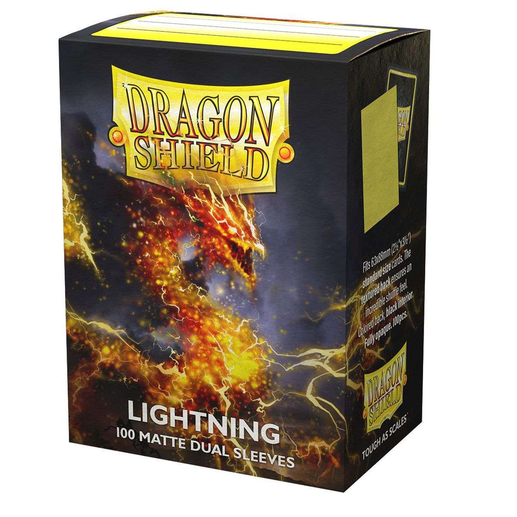 Dragon Shield DUAL MATTE (100Pk) Lightning Yellow Ailia