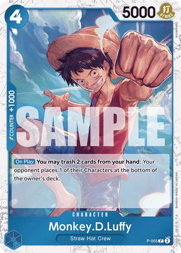 Monkey.D.Luffy (P-055) (Jolly Roger Foil)