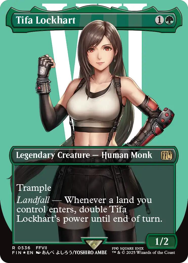 Tifa Lockhart (Borderless) (Surge Foil)
