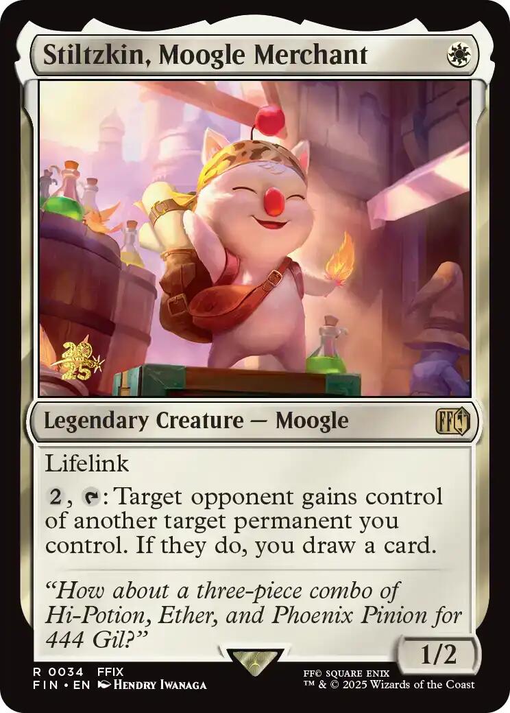 Stiltzkin, Moogle Merchant