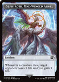 Emblem - Sephiroth, One-Winged Angel // Robot Warrior Double-Sided Token