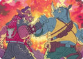 Bebop & Rocksteady Art Card