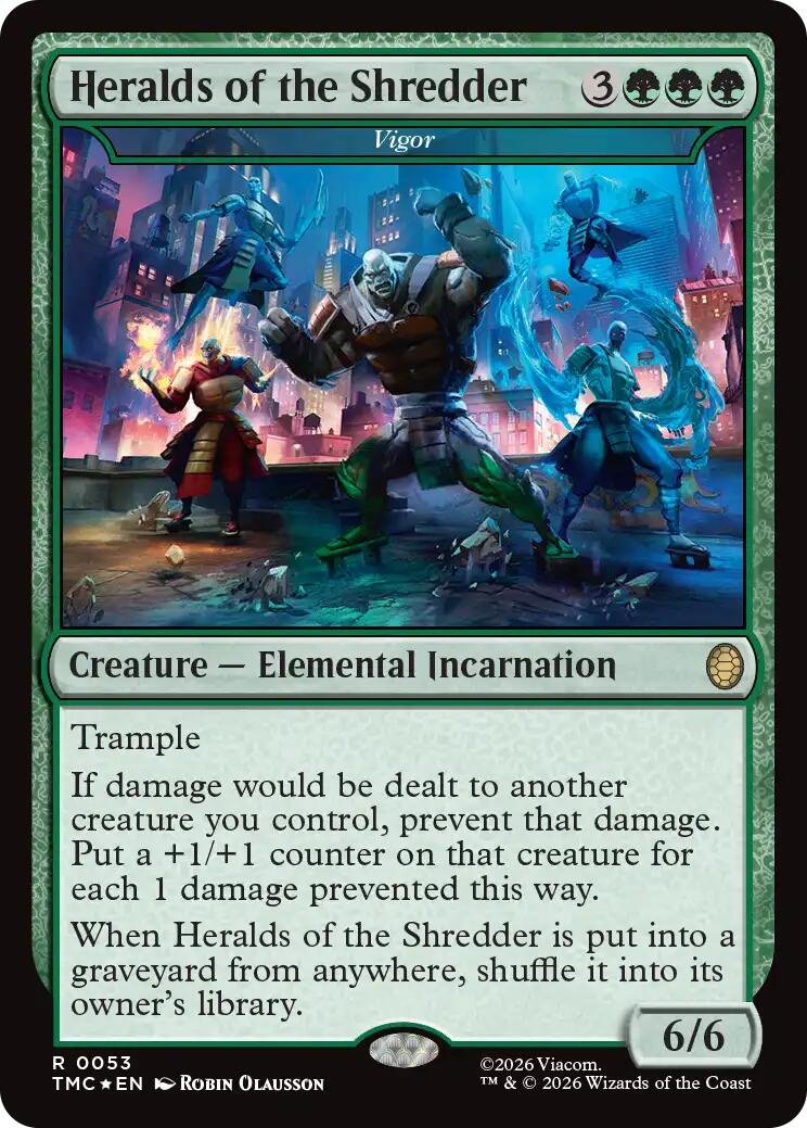 Heralds of the Shredder - Vigor (Surge Foil)