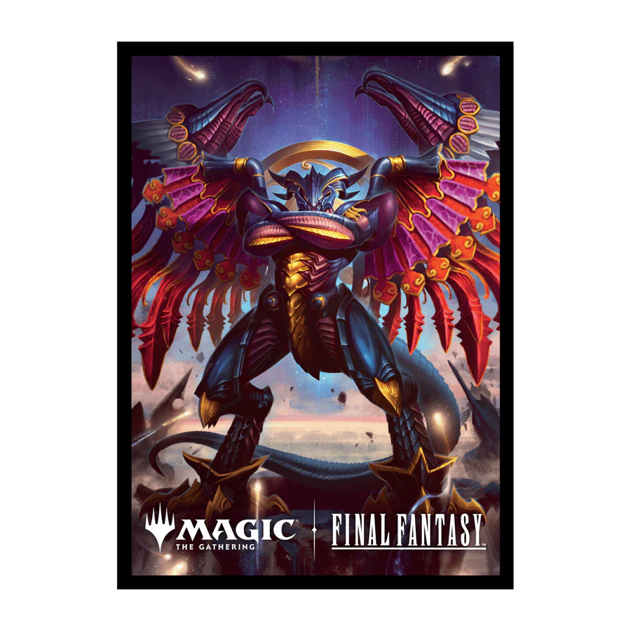 Magic the Gathering - FINAL FANTASY 100ct Deck Protector Sleeves v8 for MtG (Bahamut) image 1