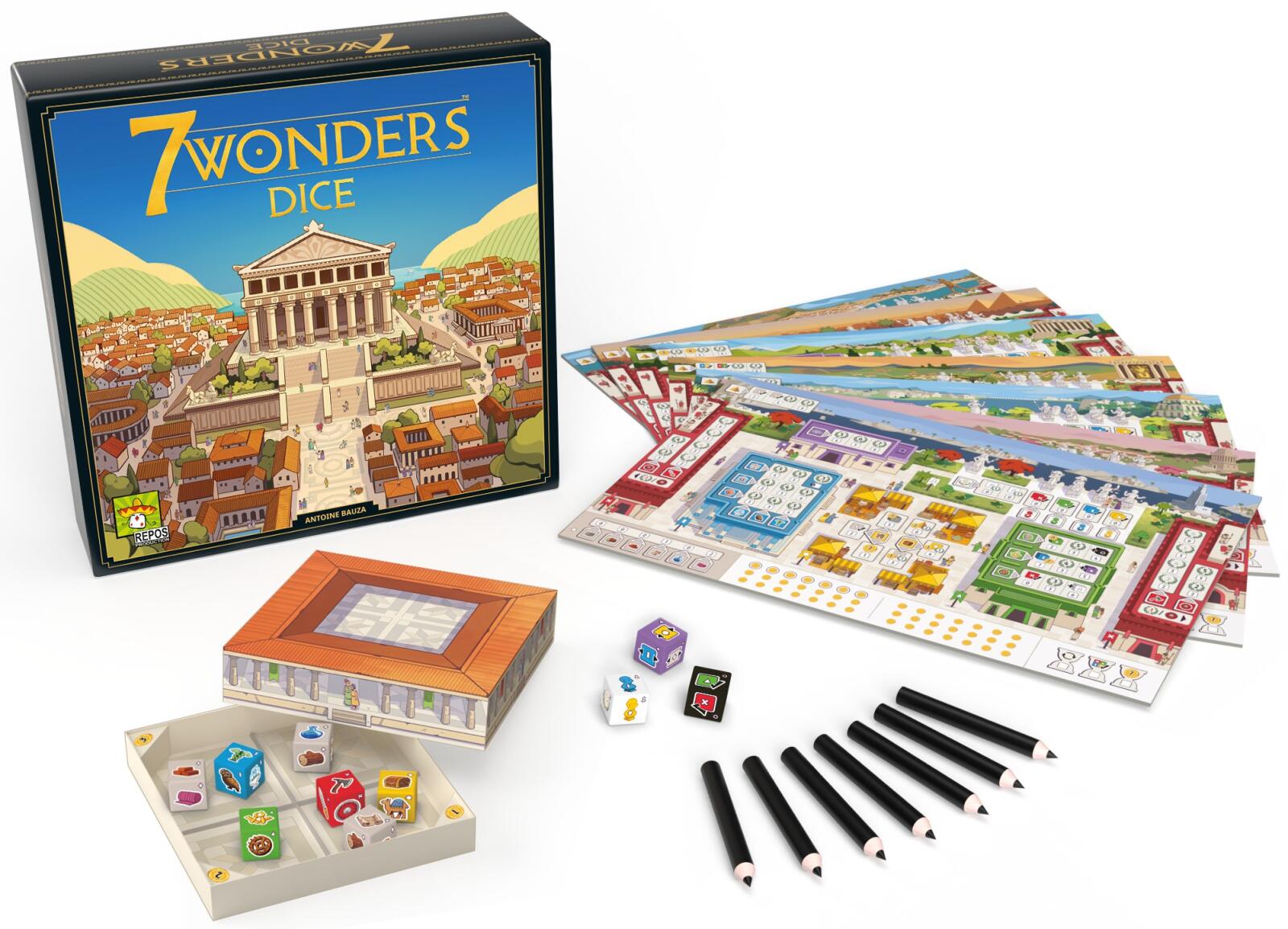 7 Wonders Dice