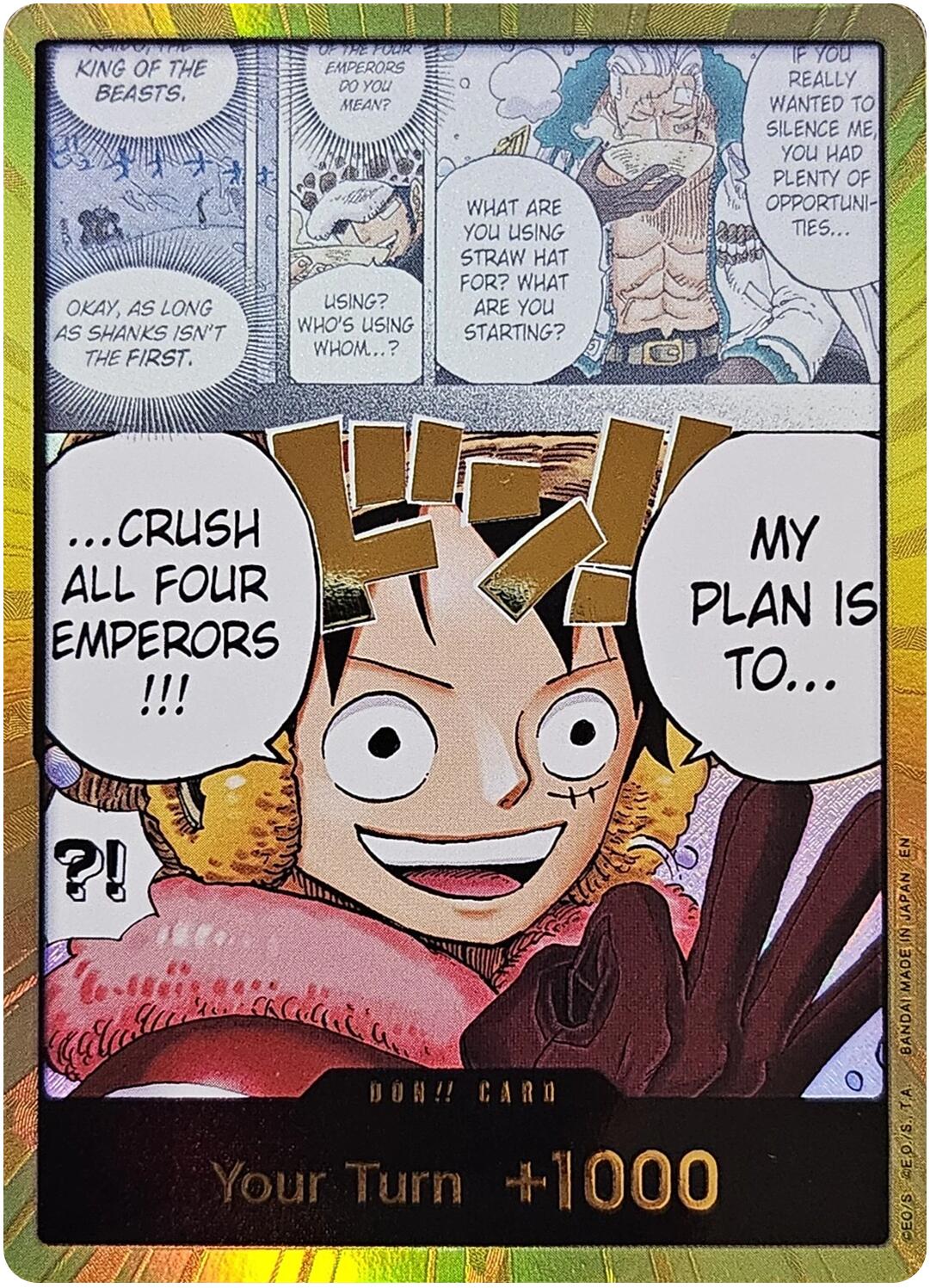 DON!! Card (Alternate Art) (Gold)