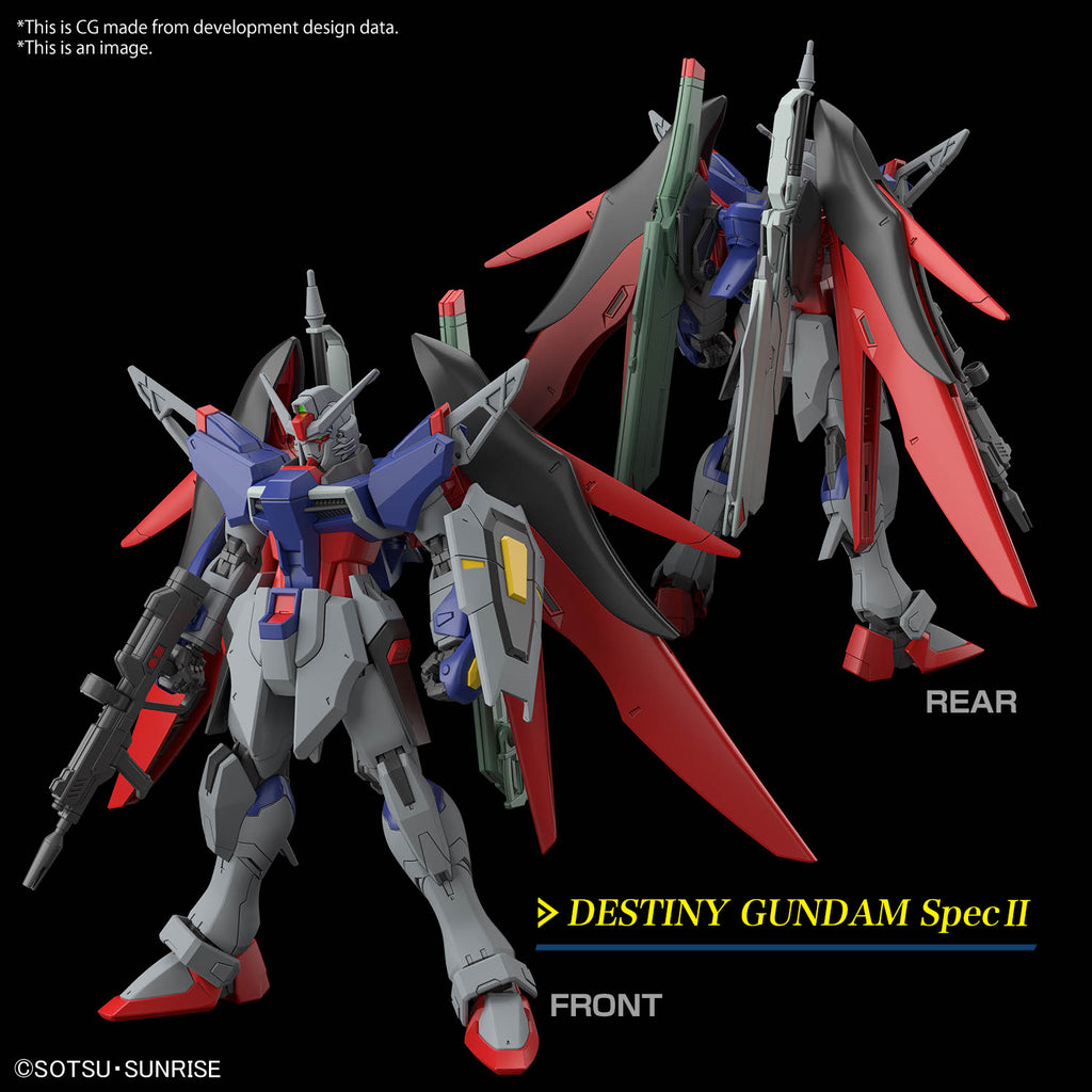 HG 1/144 DESTINY GUNDAM Spec II & ZEUS SILHOUETTE image 10