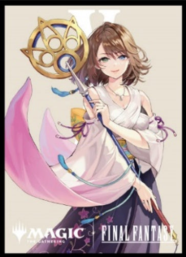 Magic the Gathering - FINAL FANTASY Players Card Sleeve MFS-12 Character Borderless Edition Yuna, Grand Summoner image 0