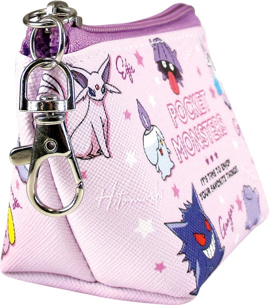 Pokemon Triangle Mini Pouch Colors Purple