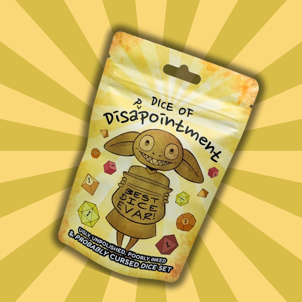 Dice of Disappointment Disaster - Funny Dice Bag