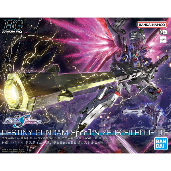 HG 1/144 DESTINY GUNDAM Spec II & ZEUS SILHOUETTE