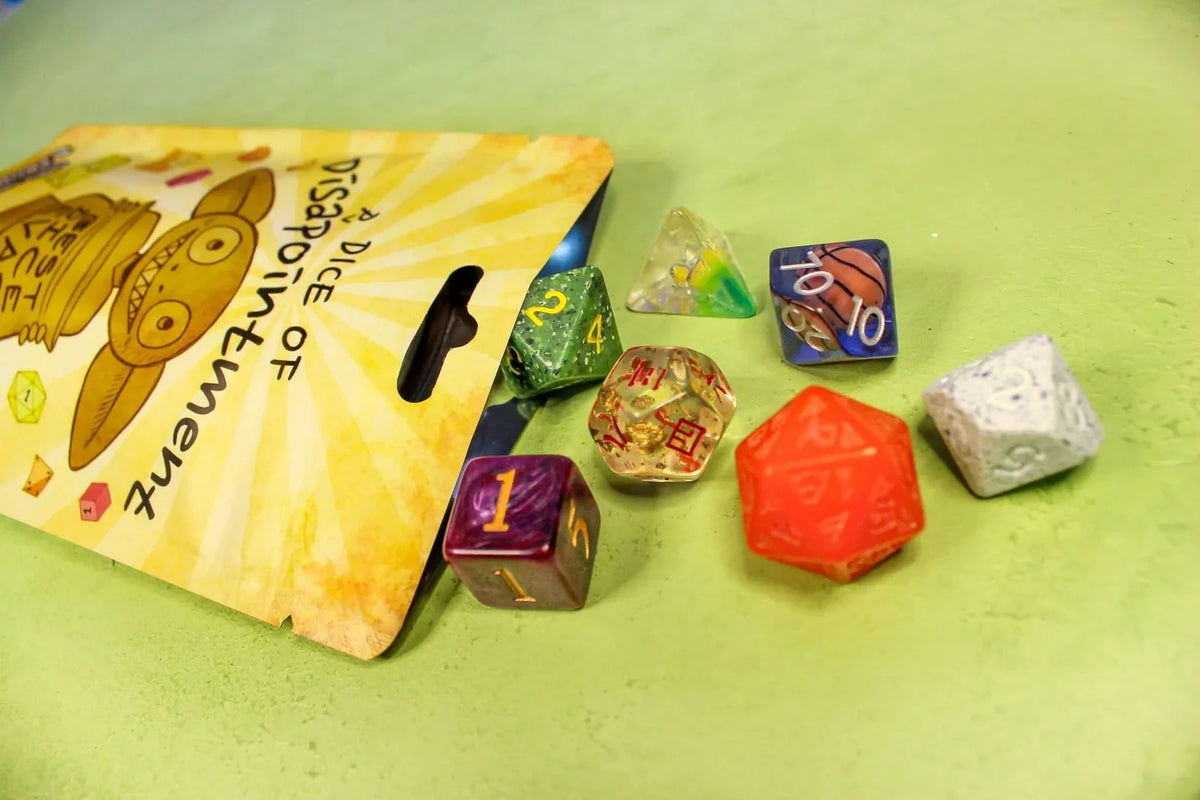 Dice of Disappointment Disaster - Funny Dice Bag