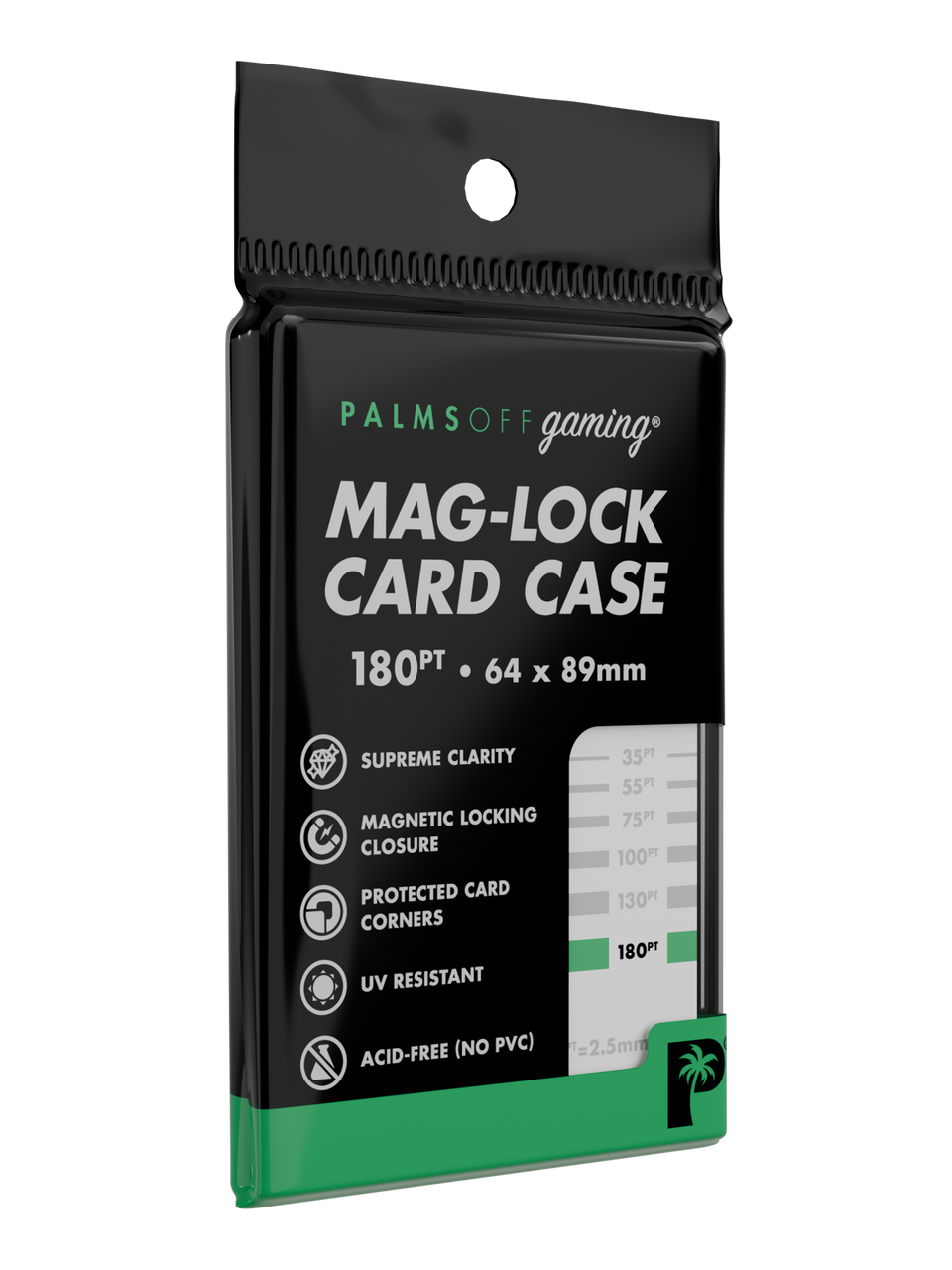 PALMS OFF GAMING 180pt Mag-Lock Card Case