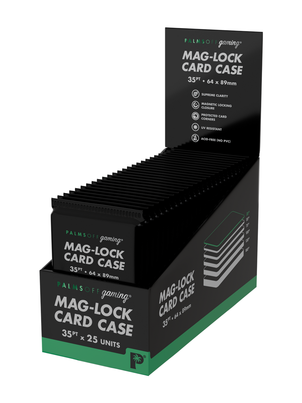 PALMS OFF GAMING - 35pt Mag-Lock Card Case