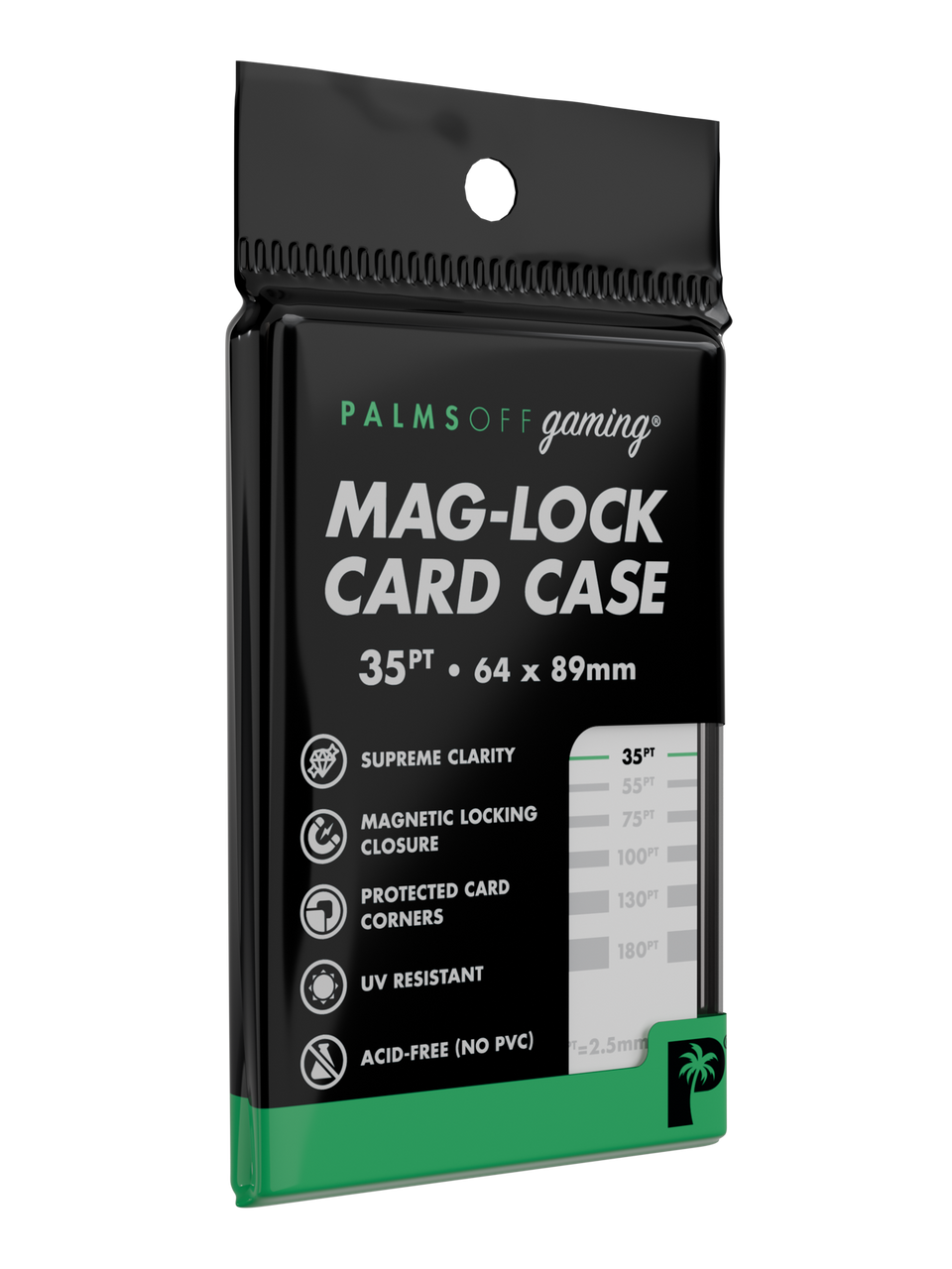 PALMS OFF GAMING - 35pt Mag-Lock Card Case