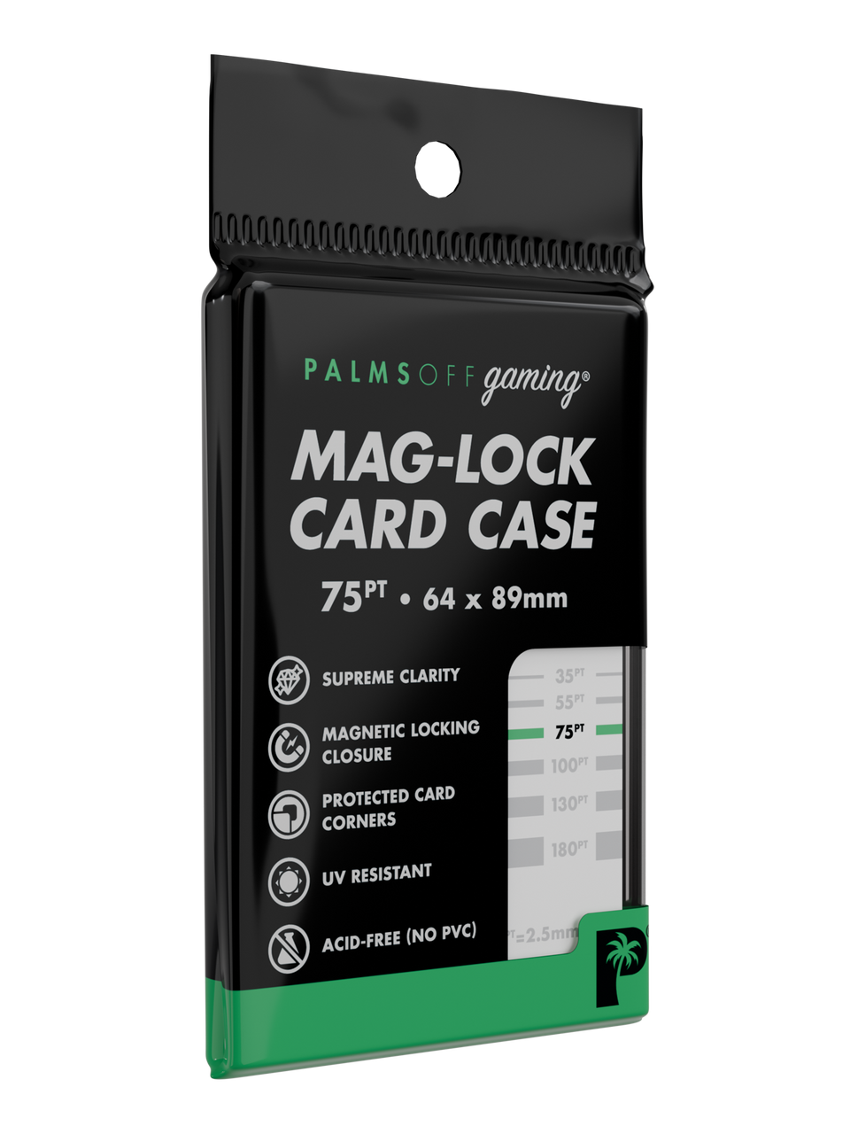 PALMS OFF GAMING 75pt Mag-Lock Card Case