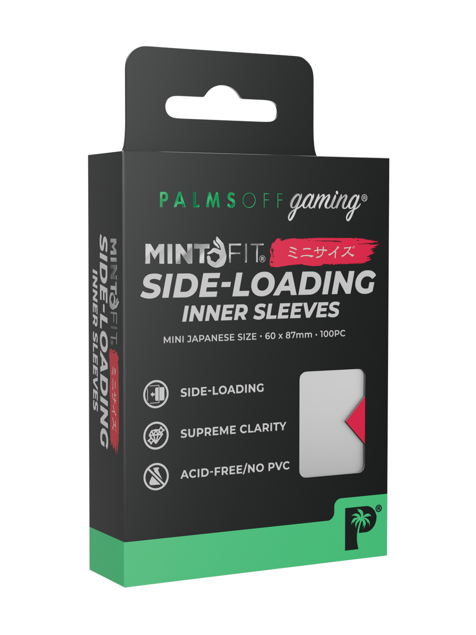 PALMS OFF GAMING - MintFit Side-Loading Inner Sleeves - Japanese Mini Size