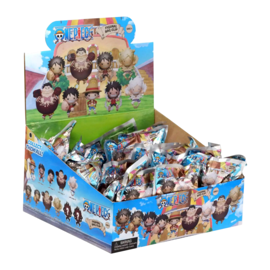 One Piece - 3D PVC Bag Clips Blind Bag Series 4